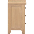 Windsor 3 Drawer Bedside - Natural Oak
