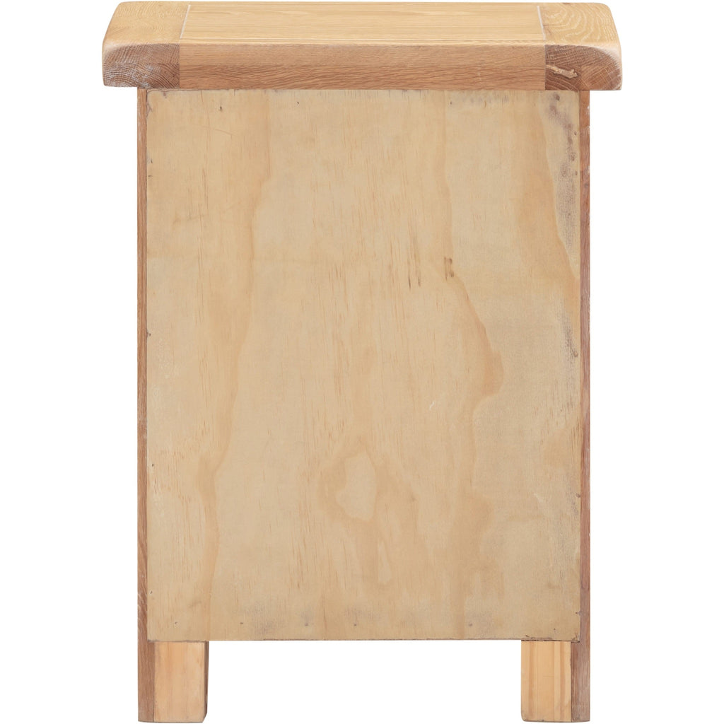 Windsor 3 Drawer Bedside - Natural Oak