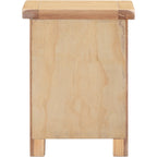 Windsor 3 Drawer Bedside - Natural Oak