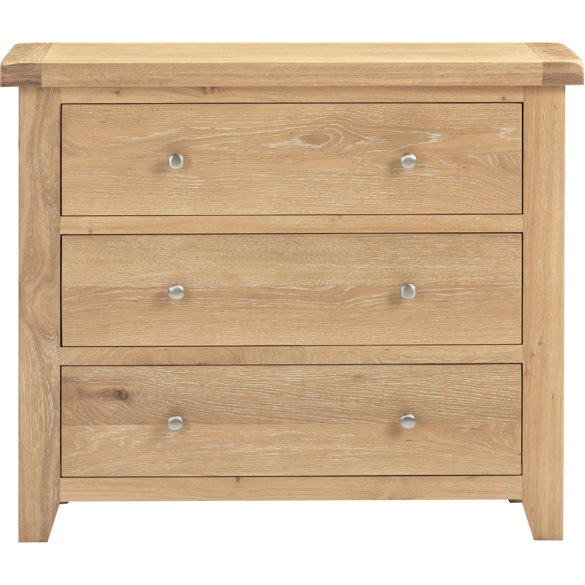 Windsor 3 Drawer Chest - Natural Oak