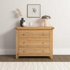 Windsor 3 Drawer Chest - Natural Oak