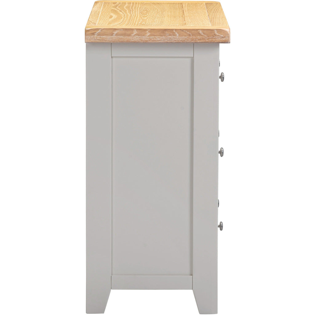 Windsor 3 Drawer Chest - Pebble Grey/Oak