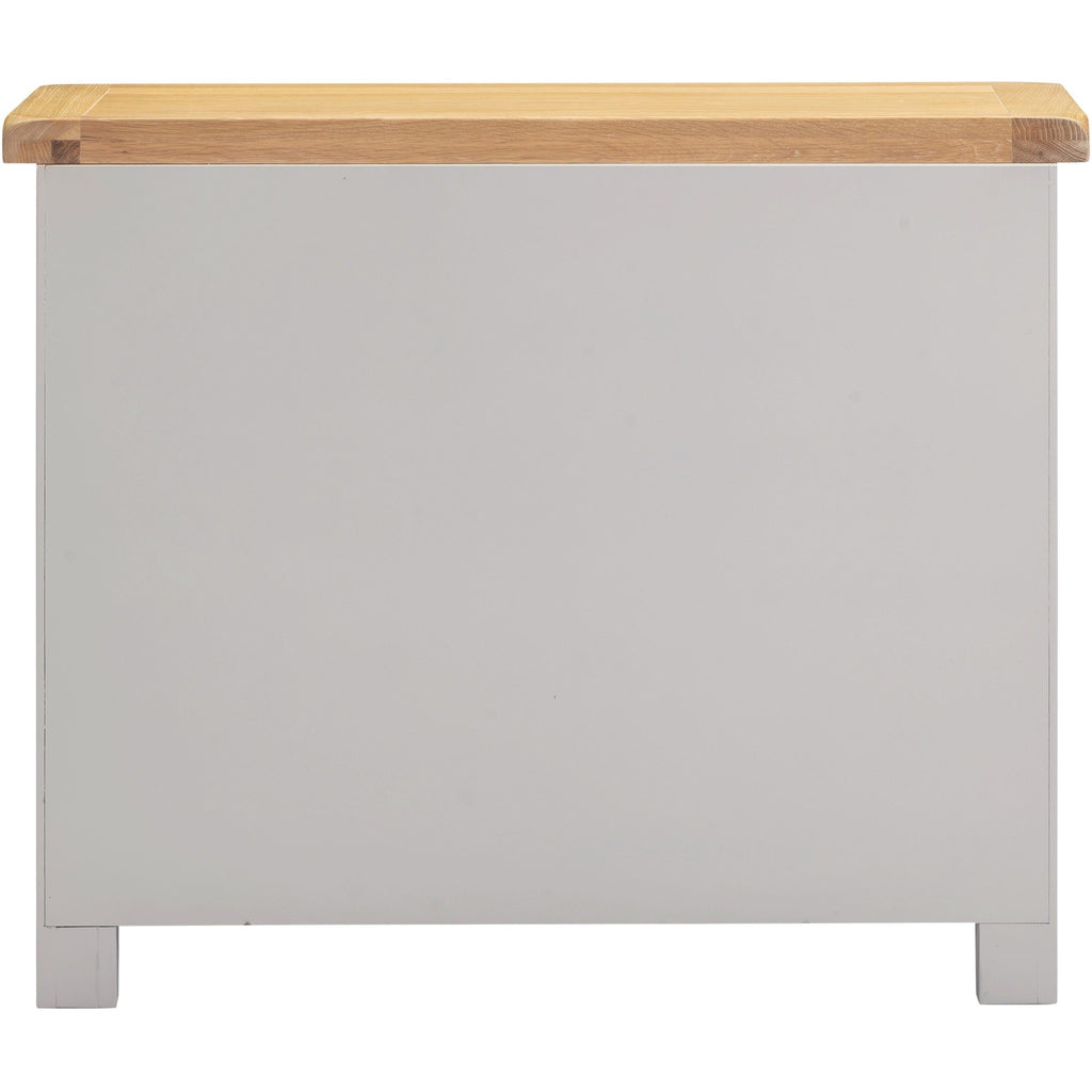 Windsor 3 Drawer Chest - Pebble Grey/Oak