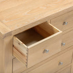 Windsor 3+2 Drawer Chest - Natural Oak