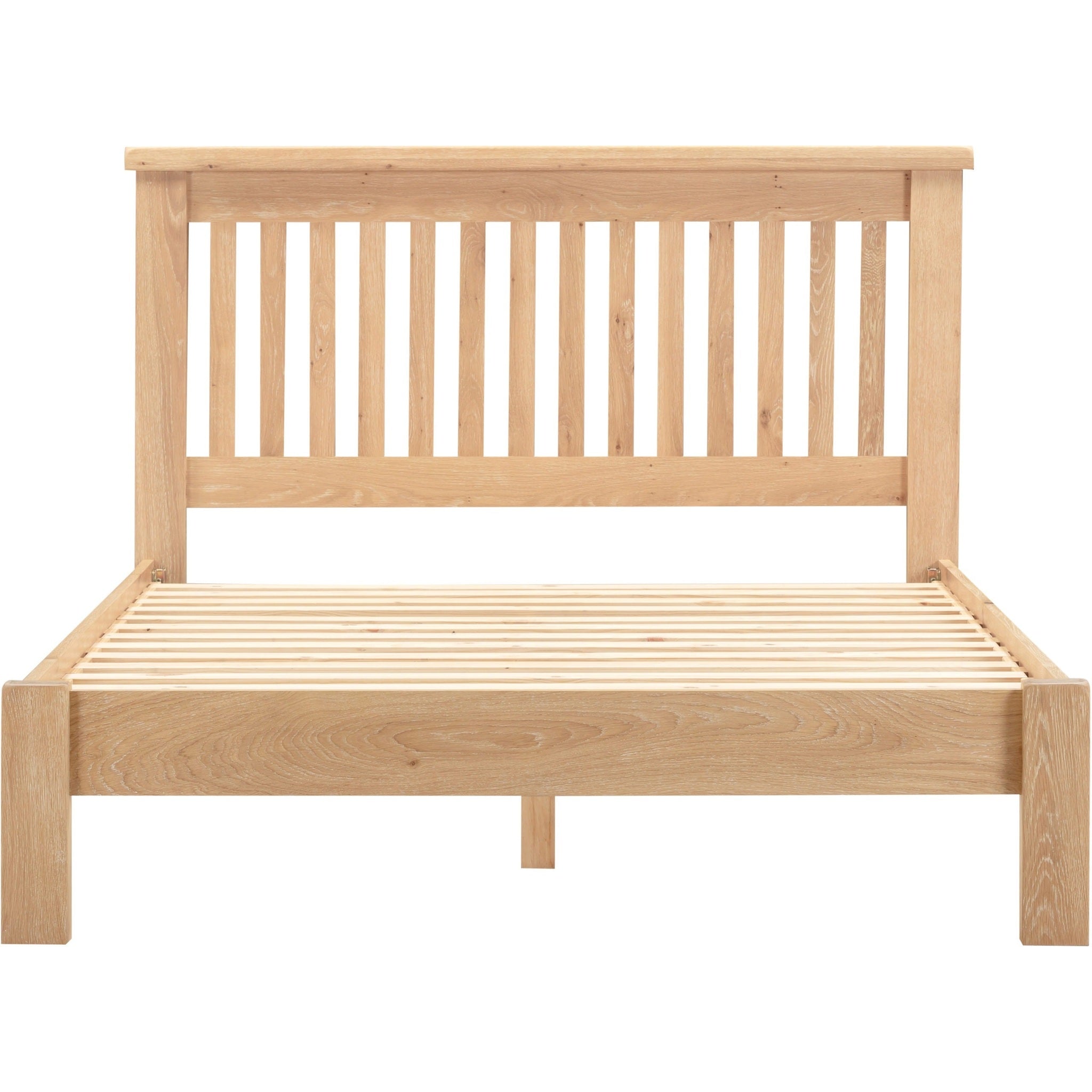 Windsor 4'6" Low End Bed - Natural Oak