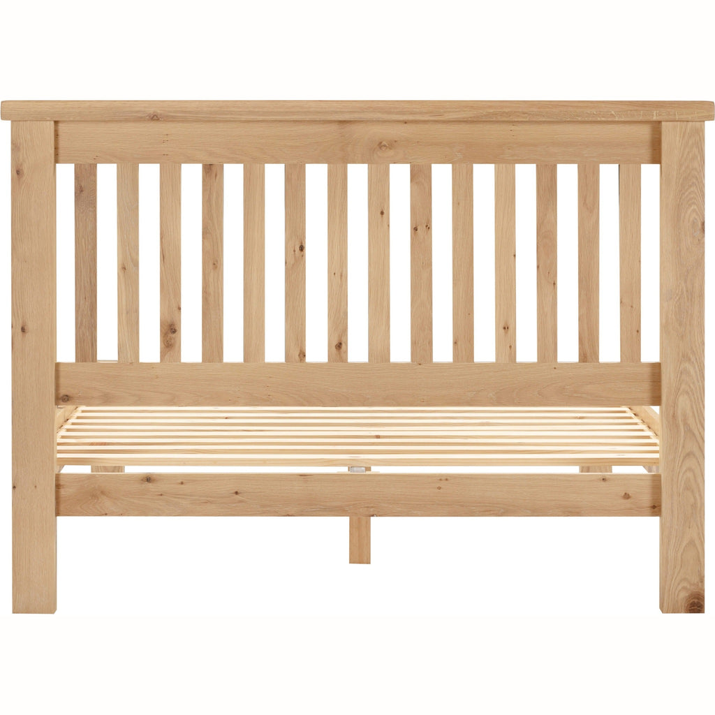 Windsor 4'6" Low End Bed - Natural Oak