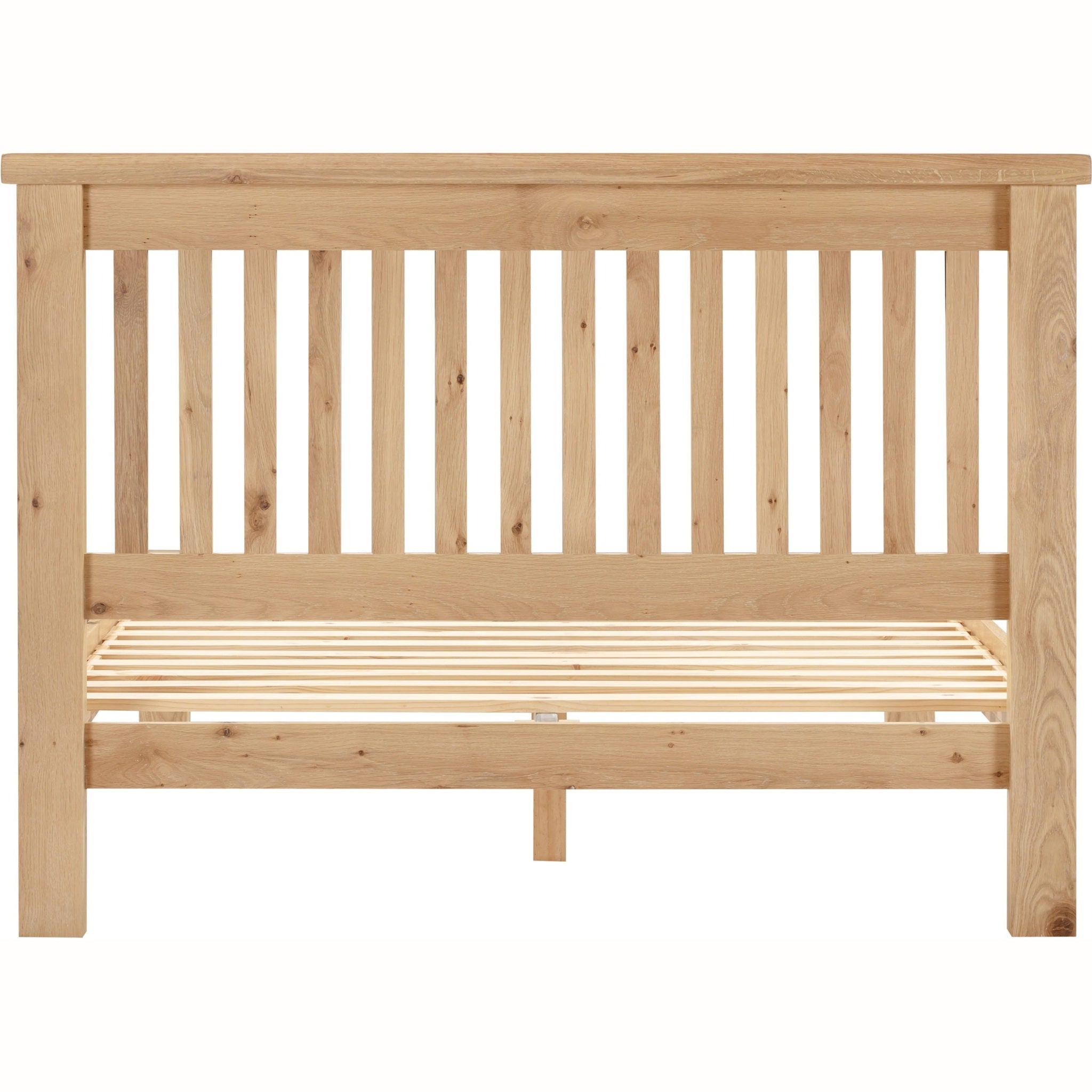 Windsor 4'6" Low End Bed - Natural Oak