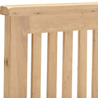 Windsor 4'6" Low End Bed - Natural Oak