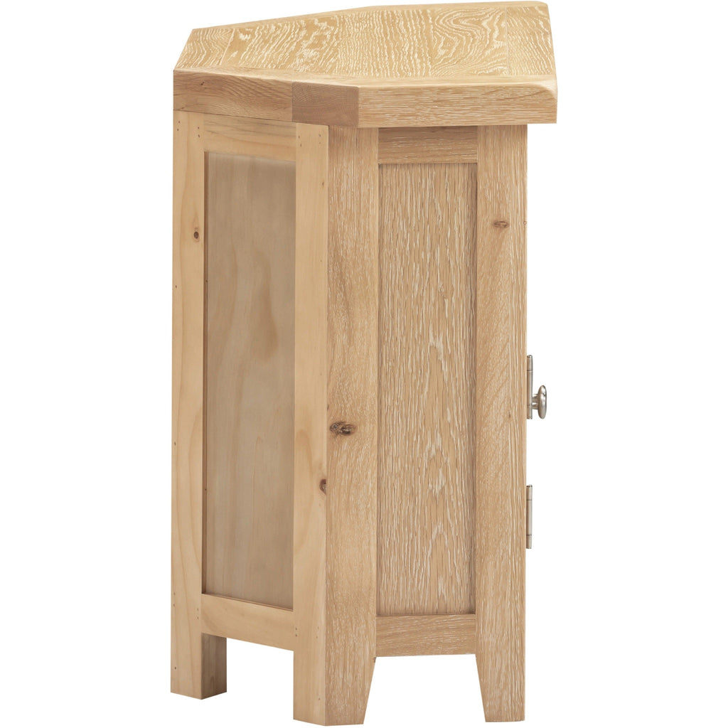Windsor Corner Tv Unit - Natural Oak