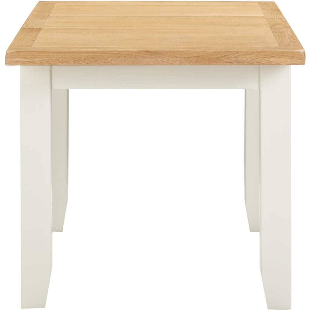 Windsor Extending Dining Table - Ivory/Oak