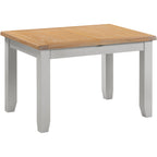 Windsor Extending Dining Table - Pebble Grey/Oak