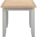 Windsor Extending Dining Table - Pebble Grey/Oak