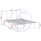Waverley 4'6" Storage Bed - Black Pu